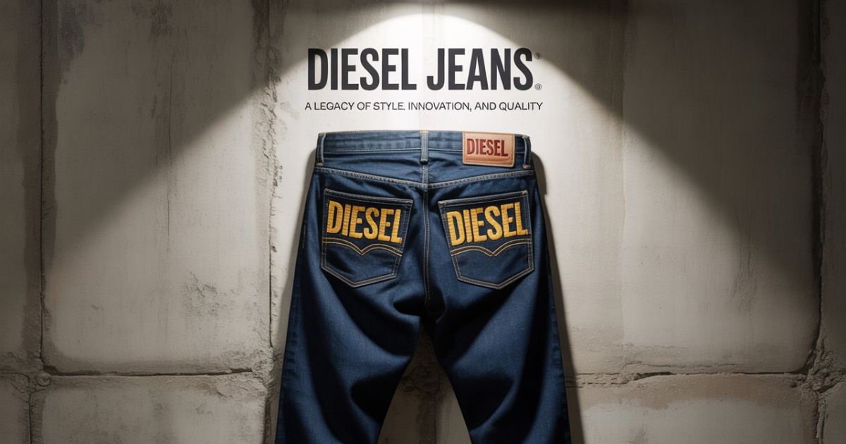 Vintage Diesel Jeans store showcasing the brand’s Italian heritage and craftsmanship.