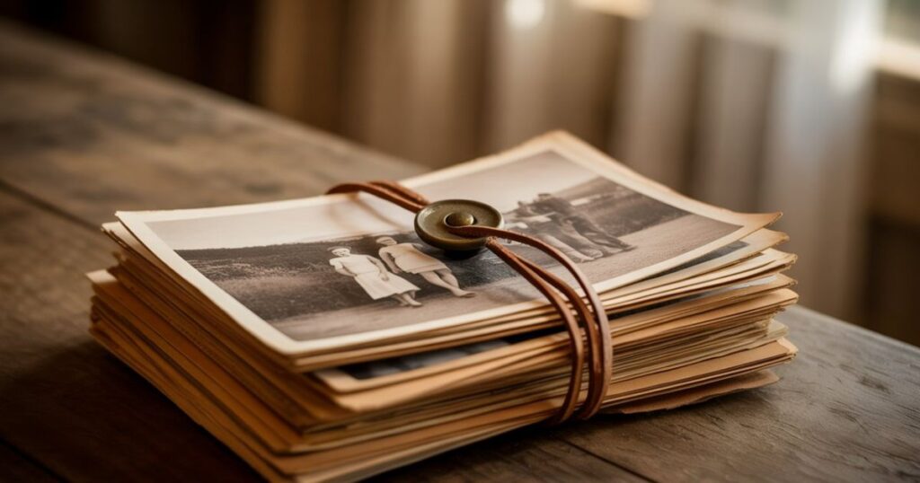 Personalized photo collage TributePrintedPics print with multiple family photos.