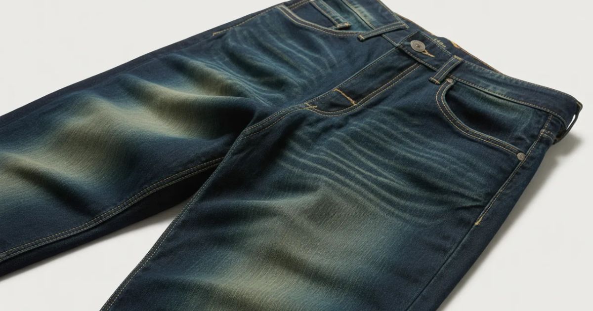 Classic dark wash skinny jeans paired with white sneakers and a casual top.