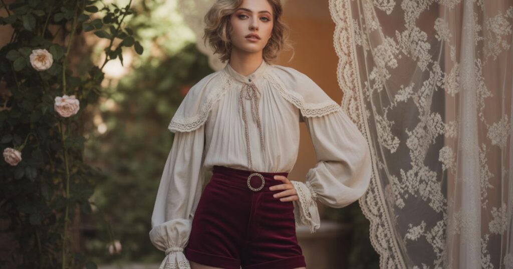 Ouji Fashion coordination with pastel vest, lace-up boots, and soft princely detailing