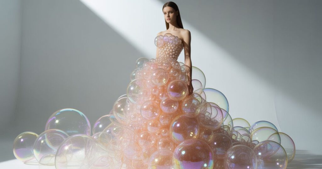 The Bubble Dress on the Runway