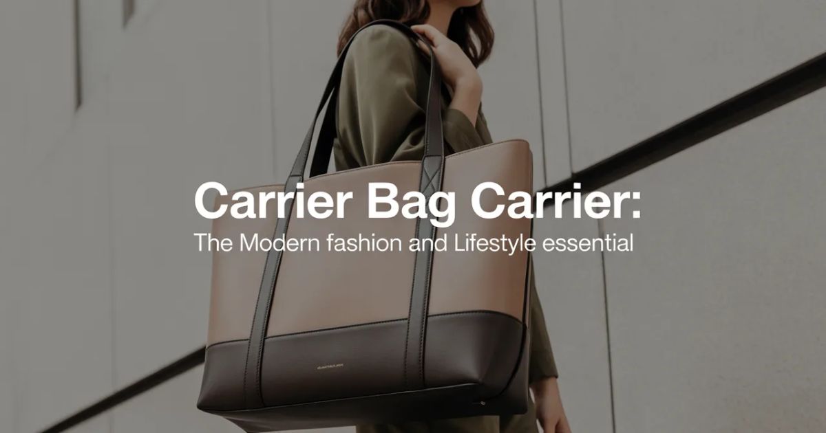 Side view of a Carrier Bag Carrier