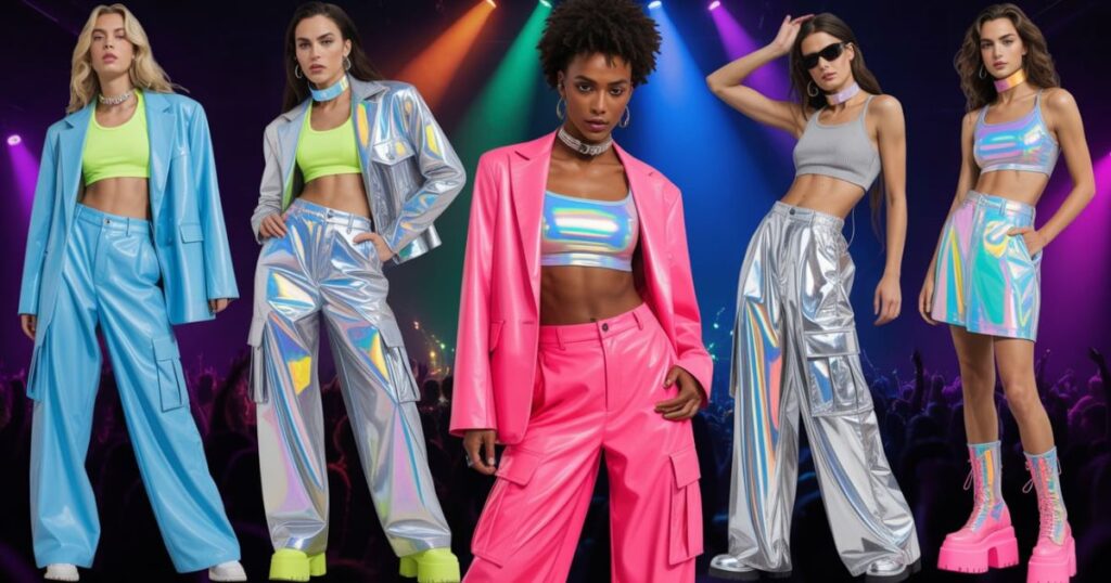 Festival-inspired Concert Looks 2025 with a crochet top, mini skirt, and cowboy boots.