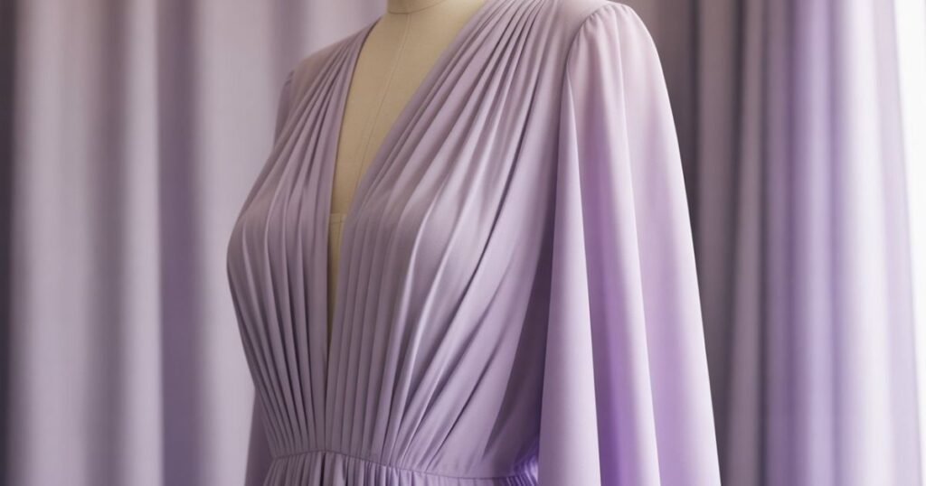 Lavender Dress worn for a modern and chic appearance